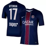 Günstige Paris Saint-Germain Vitinha 17 Herrentrikot Heim 2025/26 Kurzarm