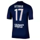 Günstige Paris Saint-Germain Vitinha 17 Herrentrikot Heim 2025/26 Kurzarm