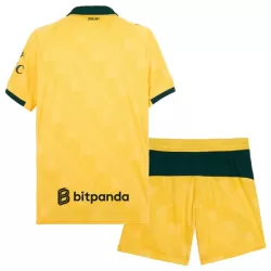 Günstige AC Mailand Kindertrikot Ausweich 2025/26 Kurzarm