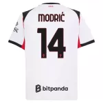 Günstige AC Mailand Modrić 14 Herrentrikot Auswärts 2025/26 Kurzarm