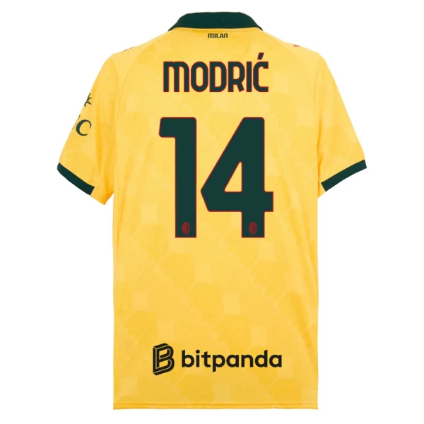 Günstige AC Mailand Modrić 14 Herrentrikot Ausweich 2025/26 Kurzarm Günstige AC Mailand Modrić 14 Herrentrikot Ausweich 2025/26 Kurzarm