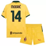Günstige AC Mailand Modrić 14 Kindertrikot Ausweich 2025/26 Kurzarm