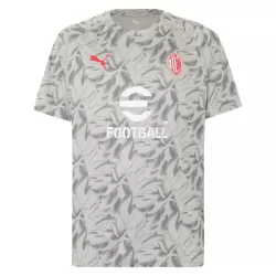 Günstige AC Mailand Pre-Match Herrentrikot 2025/26 Kurzarm Graue Günstige AC Mailand Pre-Match Herrentrikot 2025/26 Kurzarm Graue