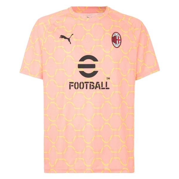 Günstige AC Mailand Pre-Match Herrentrikot 2025/26 Kurzarm Rosa Günstige AC Mailand Pre-Match Herrentrikot 2025/26 Kurzarm Rosa