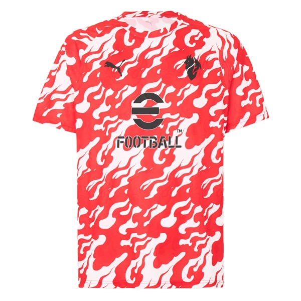 Günstige AC Mailand Pre-Match Herrentrikot 2025/26 Kurzarm Rote Günstige AC Mailand Pre-Match Herrentrikot 2025/26 Kurzarm Rote