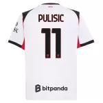Günstige AC Mailand Pulisic 11 Herrentrikot Auswärts 2025/26 Kurzarm