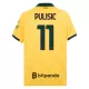 Günstige AC Mailand Pulisic 11 Herrentrikot Ausweich 2025/26 Kurzarm Günstige AC Mailand Pulisic 11 Herrentrikot Ausweich 2025/26 Kurzarm