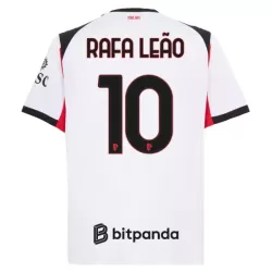 Günstige AC Mailand Rafael Leao 10 Herrentrikot Auswärts 2025/26 Kurzarm Günstige AC Mailand Rafael Leao 10 Herrentrikot Auswärts 2025/26 Kurzarm