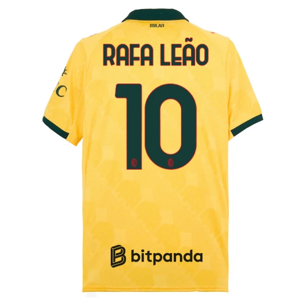 Günstige AC Mailand Rafael Leao 10 Herrentrikot Ausweich 2025/26 Kurzarm Günstige AC Mailand Rafael Leao 10 Herrentrikot Ausweich 2025/26 Kurzarm