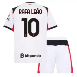 Günstige AC Mailand Rafael Leao 10 Kindertrikot Auswärts 2025/26 Kurzarm Günstige AC Mailand Rafael Leao 10 Kindertrikot Auswärts 2025/26 Kurzarm