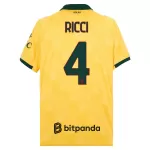 Günstige AC Mailand Ricci 4 Herrentrikot Ausweich 2025/26 Kurzarm
