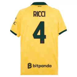 Günstige AC Mailand Ricci 4 Herrentrikot Ausweich 2025/26 Kurzarm Günstige AC Mailand Ricci 4 Herrentrikot Ausweich 2025/26 Kurzarm