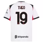 Günstige AC Mailand Theo 19 Herrentrikot Auswärts 2025/26 Kurzarm