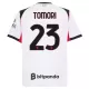 Günstige AC Mailand Tomori 23 Herrentrikot Auswärts 2025/26 Kurzarm Günstige AC Mailand Tomori 23 Herrentrikot Auswärts 2025/26 Kurzarm