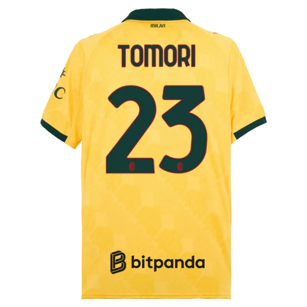 Günstige AC Mailand Tomori 23 Herrentrikot Ausweich 2025/26 Kurzarm Günstige AC Mailand Tomori 23 Herrentrikot Ausweich 2025/26 Kurzarm