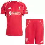 Günstige Liverpool Kindertrikot Heim 2025/26 Kurzarm