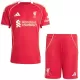 Günstige Liverpool Kindertrikot Heim 2025/26 Kurzarm Günstige Liverpool Kindertrikot Heim 2025/26 Kurzarm