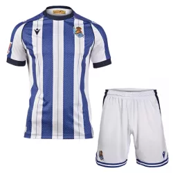 Günstige Real Sociedad Kindertrikot Heim 2025/26 Kurzarm Günstige Real Sociedad Kindertrikot Heim 2025/26 Kurzarm