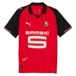 Günstige Stade Rennais Herrentrikot Heim 2025/26 Kurzarm