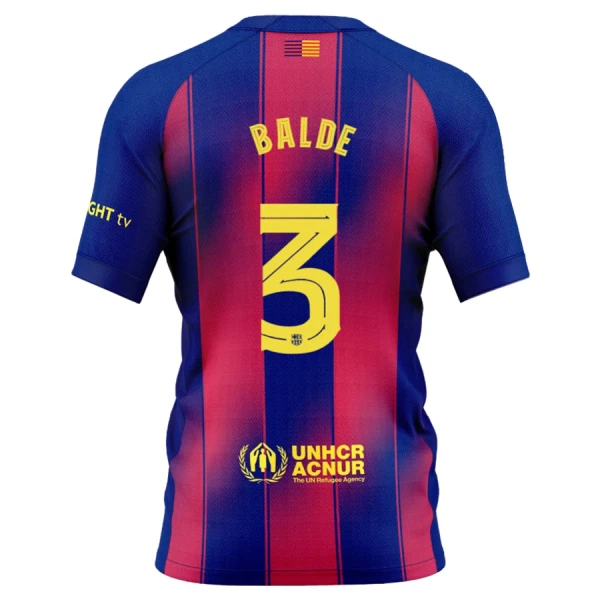 Günstige FC Barcelona Balde 3 Herrentrikot Heim 2025/26 Kurzarm Günstige FC Barcelona Balde 3 Herrentrikot Heim 2025/26 Kurzarm