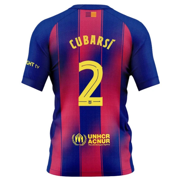 Günstige FC Barcelona Cubarsi 2 Herrentrikot Heim 2025/26 Kurzarm Günstige FC Barcelona Cubarsi 2 Herrentrikot Heim 2025/26 Kurzarm
