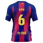 Günstige FC Barcelona Gavi 6 Herrentrikot Heim 2025/26 Kurzarm
