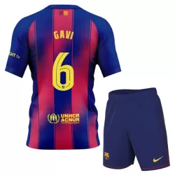 Günstige FC Barcelona Gavi 6 Kindertrikot Heim 2025/26 Kurzarm Günstige FC Barcelona Gavi 6 Kindertrikot Heim 2025/26 Kurzarm