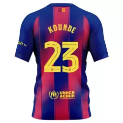 Günstige FC Barcelona Kounde 23 Herrentrikot Heim 2025/26 Kurzarm Günstige FC Barcelona Kounde 23 Herrentrikot Heim 2025/26 Kurzarm