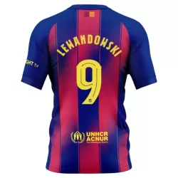 Günstige FC Barcelona Lewandowski 9 Herrentrikot Heim 2025/26 Kurzarm Günstige FC Barcelona Lewandowski 9 Herrentrikot Heim 2025/26 Kurzarm