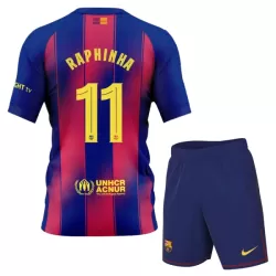 Günstige FC Barcelona Raphinha 11 Kindertrikot Heim 2025/26 Kurzarm Günstige FC Barcelona Raphinha 11 Kindertrikot Heim 2025/26 Kurzarm