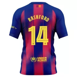 Günstige FC Barcelona Rashford 14 Herrentrikot Ausweich 2025/26 Kurzarm Günstige FC Barcelona Rashford 14 Herrentrikot Ausweich 2025/26 Kurzarm