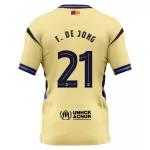 Günstige FC Barcelona x Kobe Bryant Frenkie de Jong 21 Herrentrikot Auswärts 2025/26 Kurzarm