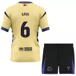 Günstige FC Barcelona x Kobe Bryant Gavi 6 Kindertrikot Auswärts 2025/26 Kurzarm