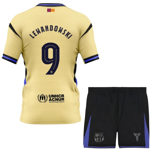 Günstige FC Barcelona x Kobe Bryant Lewandowski 9 Kindertrikot Auswärts 2025/26 Kurzarm Günstige FC Barcelona x Kobe Bryant Lewandowski 9 Kindertrikot Auswärts 2025/26 Kurzarm