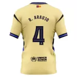 Günstige FC Barcelona x Kobe Bryant R. Araujo 4 Herrentrikot Auswärts 2025/26 Kurzarm