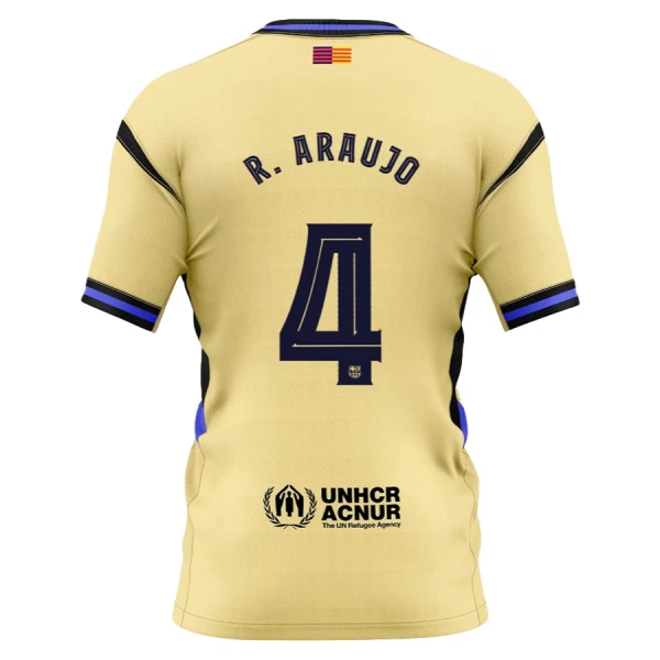 Günstige FC Barcelona x Kobe Bryant R. Araujo 4 Herrentrikot Auswärts 2025/26 Kurzarm Günstige FC Barcelona x Kobe Bryant R. Araujo 4 Herrentrikot Auswärts 2025/26 Kurzarm
