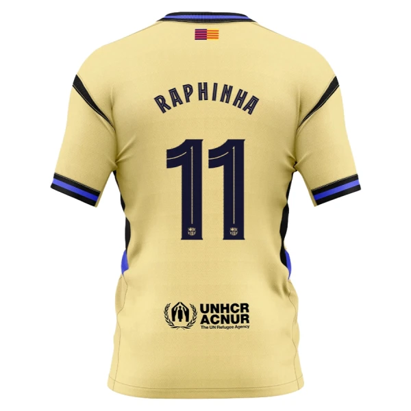 Günstige FC Barcelona x Kobe Bryant Raphinha 11 Herrentrikot Auswärts 2025/26 Kurzarm