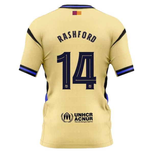 Günstige FC Barcelona x Kobe Bryant Rashford 14 Herrentrikot Auswärts 2025/26 Kurzarm Günstige FC Barcelona x Kobe Bryant Rashford 14 Herrentrikot Auswärts 2025/26 Kurzarm