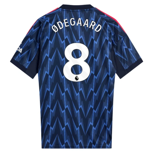 Günstige Arsenal Odegaard 8 Herrentrikot Auswärts 2025/26 Kurzarm Günstige Arsenal Odegaard 8 Herrentrikot Auswärts 2025/26 Kurzarm