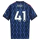 Günstige Arsenal Rice 41 Herrentrikot Auswärts 2025/26 Kurzarm Günstige Arsenal Rice 41 Herrentrikot Auswärts 2025/26 Kurzarm