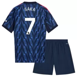 Günstige Arsenal Saka 7 Kindertrikot Auswärts 2025/26 Kurzarm Günstige Arsenal Saka 7 Kindertrikot Auswärts 2025/26 Kurzarm