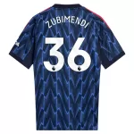 Günstige Arsenal Zubimendi 36 Herrentrikot Auswärts 2025/26 Kurzarm