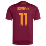 Günstige AS Rom Dovbyk 11 Herrentrikot Heim 2025/26 Kurzarm