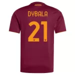 Günstige AS Rom Dybala 21 Herrentrikot Heim 2025/26 Kurzarm
