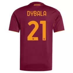 Günstige AS Rom Dybala 21 Herrentrikot Heim 2025/26 Kurzarm