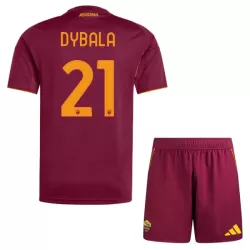 Günstige AS Rom Dybala 21 Kindertrikot Heim 2025/26 Kurzarm
