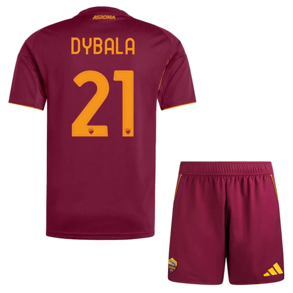 Günstige AS Rom Dybala 21 Kindertrikot Heim 2025/26 Kurzarm Günstige AS Rom Dybala 21 Kindertrikot Heim 2025/26 Kurzarm