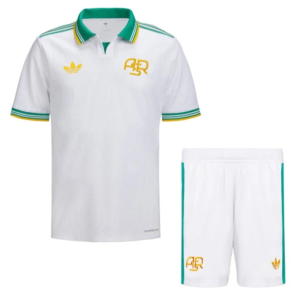 Günstige AS Rom Kindertrikot Ausweich 2025/26 Kurzarm Günstige AS Rom Kindertrikot Ausweich 2025/26 Kurzarm