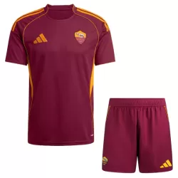 Günstige AS Rom Kindertrikot Heim 2025/26 Kurzarm Günstige AS Rom Kindertrikot Heim 2025/26 Kurzarm