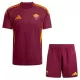 Günstige AS Rom Kindertrikot Heim 2025/26 Kurzarm Günstige AS Rom Kindertrikot Heim 2025/26 Kurzarm